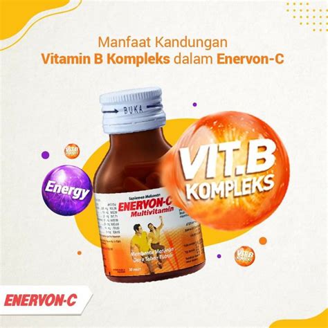 Jual Enervon C Multivitamin Kemasan Botol Isi 30 Tablet Shopee Indonesia