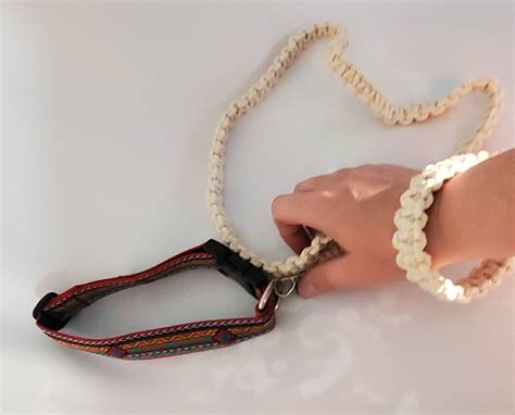 Beautiful Handmade Macrame Dog Leash Custom Lengths Available Etsy