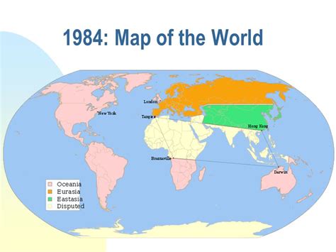 1984 George Orwell Map