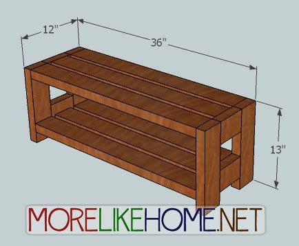 How to Build Shoe Rack Plans And Measurement PDF Plans