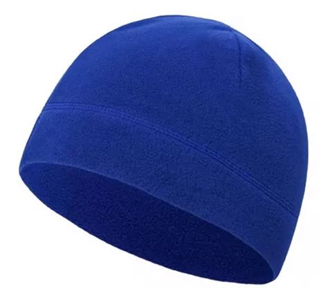 Gorro Micropolar De Alta Densidad Color Azul Marca Basmar Cuotas Sin