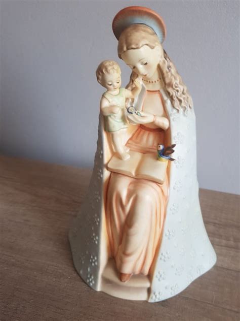 Reinhold Unger Flower Madonna Met Kind Goebel Goebel Beeld 1