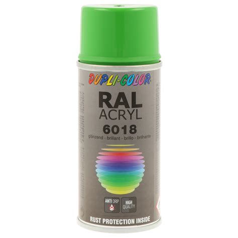 DUPLI COLOR Spraydose RAL Acryl gelbgrün glänzend 150 ml RAL 6018