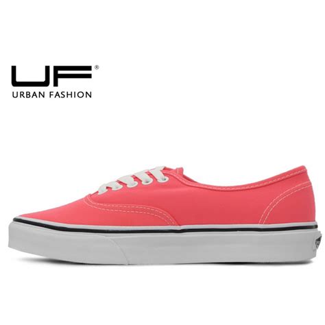 Urban Fashion Shoes Vans Authentic Neon Pink