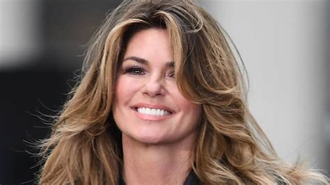 Shania Twain plunges into the swimming pool wearing cowboy hat in ...