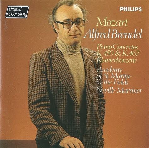 Mozart Piano Concertos Alfred Brendel Neville Marriner