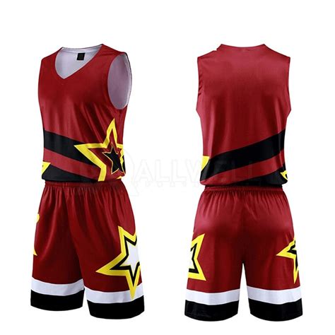 Uniform Basketball Full Sublimation Logo Blank Embroidery Tackle Custom