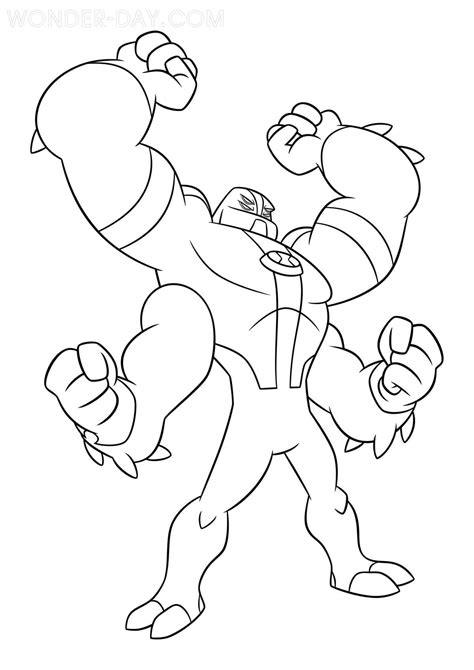 Ben Xlr Coloring Pages