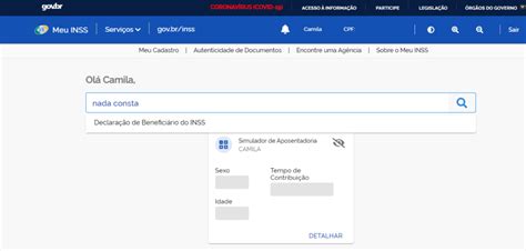 Como Emitir A Declara O Nada Consta Do Benefici Rio Do Inss