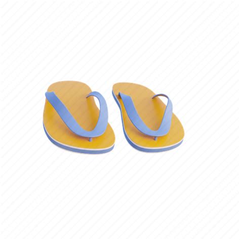 Flip Flops 3d Illustration Download On Iconfinder