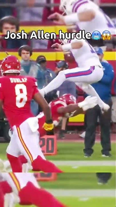 Josh Allen Hurdle Justin Reid🥶🥱 Youtube