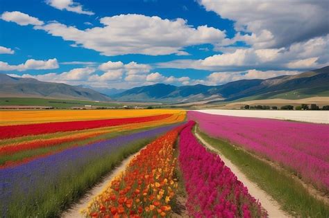 Premium Photo Castelluccio Di Norcia Highlands Italy Blooming