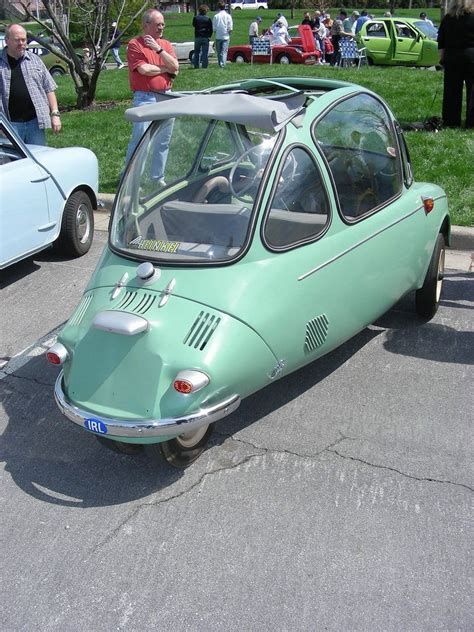 Heinkel Bubble Car Small Cars Miniature Cars Weird Cars