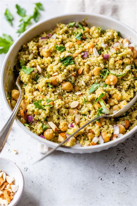 Quinoa Chickpea Salad Light And Flavorful