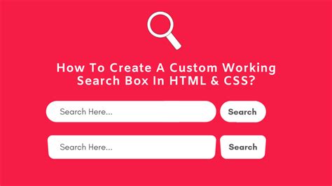 Creating A Stylish Search Box Using Css Search Box In Html Css Images