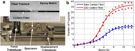 Single Fiber Fragmentation Test Used To Determine The Interfacial Shear