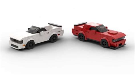 My modern Dodge Challenger Designs - LEGO® MOC Instructions