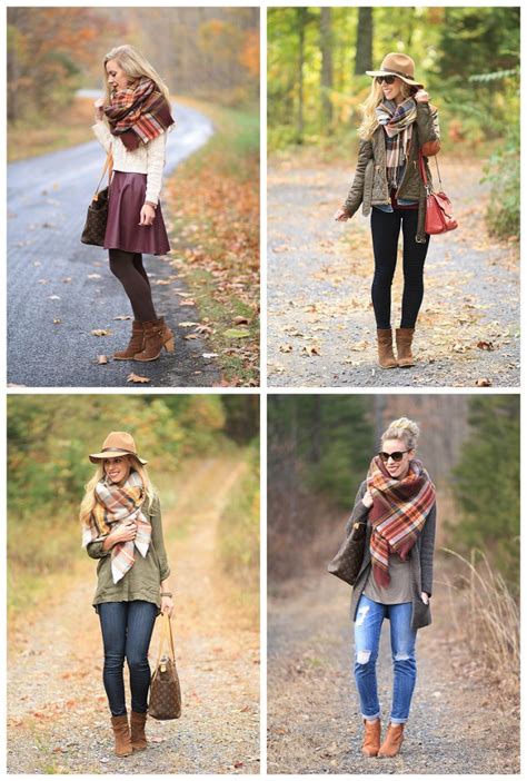 Fall Outfit Inspiration How To Style Blanket Scarves Where To Shop