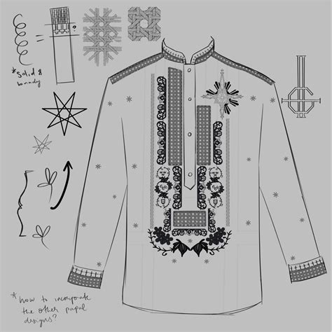 Tried My Hand At Designing A Barong Tagalog For It Me