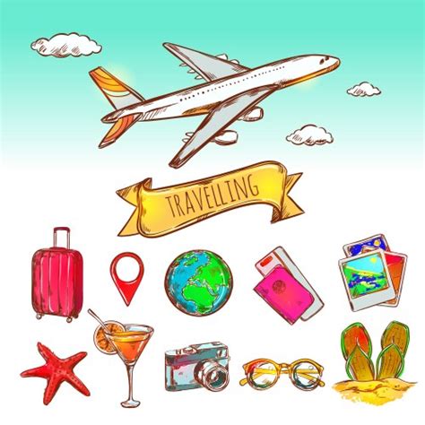 Travelling Royalty Free Vector Image Vectorstock
