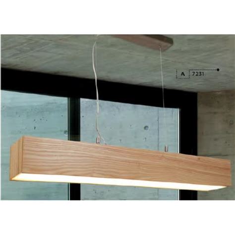 Ash LED Natural Wood Ceiling Pendant 7231 The Lighting Superstore