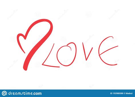 Heart And Love Text Stock Vector Illustration Of Pink