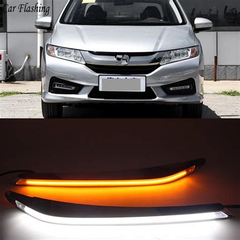 Car Flashing Pcs Led For Honda City Grace Daytime Running