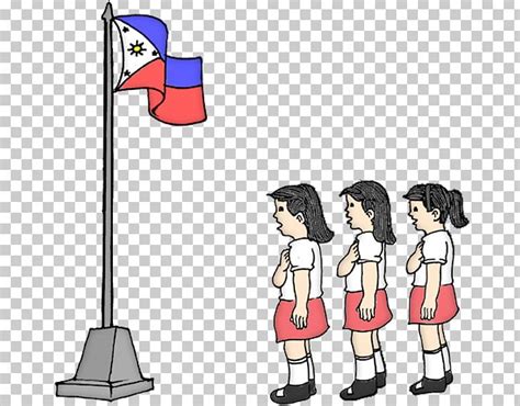 Philippines National Anthem Png Clipart Anthem Area Cartoon Clip Art Girl Free Png Download