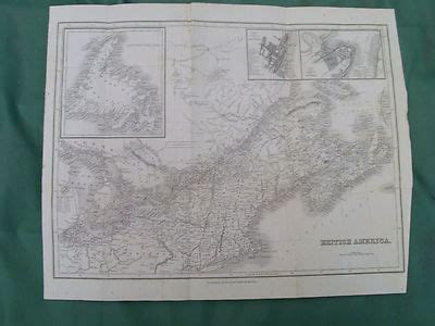 100% ORIGINAL BRITISH AMERICA MAP BY BLACKIE C1864 0.99P START ...