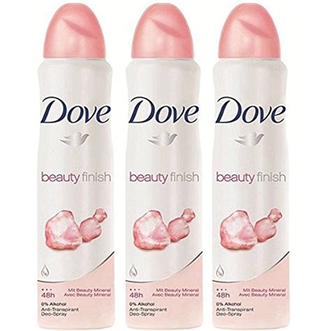 Dove Deodorant Spray With Skin Care Beauty Finish 5 07 Oz Pack Of 3