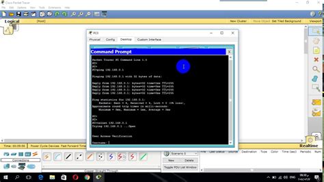 Telnet Cisco Packet Tracer Youtube