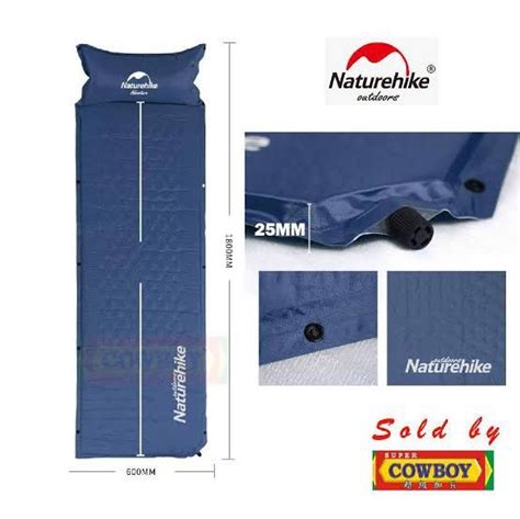 Naturehike Self Inflating Inflatable Mattress Camping Bed Outdoor Mat