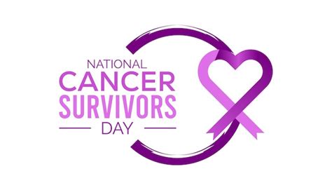 Premium Vector National Cancer Survivors Day Observed Every Year In June