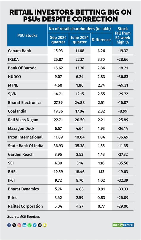 Retail investors betting big on PSUs even as shares dip from record highs