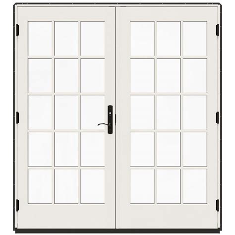 Jeld Wen 72 In X 80 In W 5500 Chestnut Bronze Clad Wood Right Hand 15