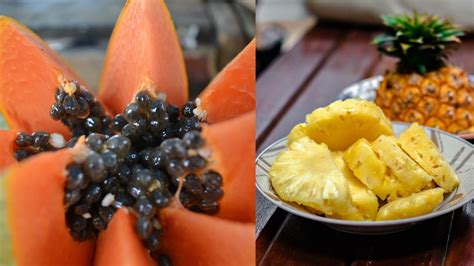 Papaya Vs Pi A Cu L De Estas Frutas Es La Mejor Consumir En La Hora