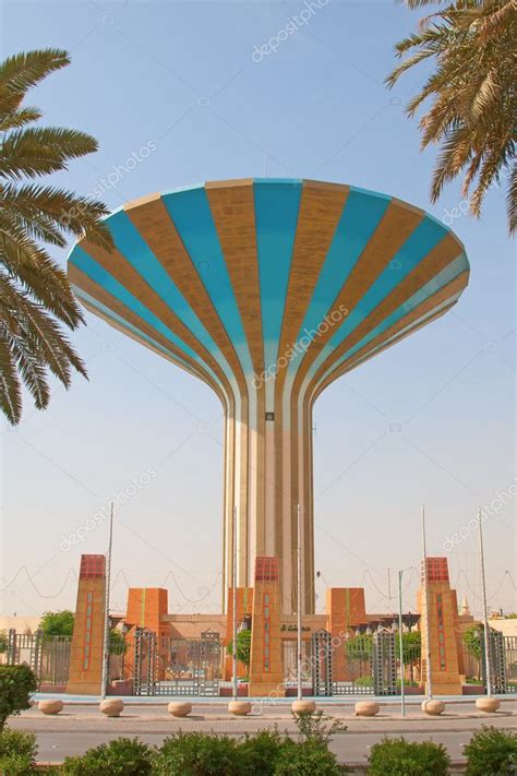 Water tower riyadh | Water tower in Riyadh — Stock Photo © swisshippo ...