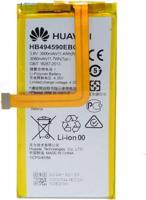 Batería HB494590EBC Huawei para Huawei Honor 7 Amazon es Electrónica