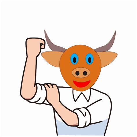 As strong as an ox - Openclipart