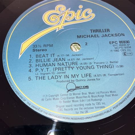 LP Michael Jackson Thriller EBay