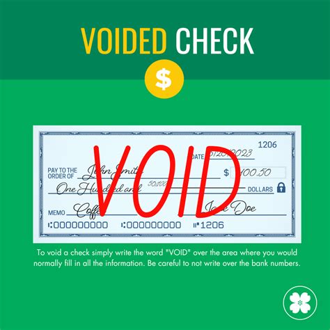 How To Write A Check And Uses For A Voided Check Central Bank