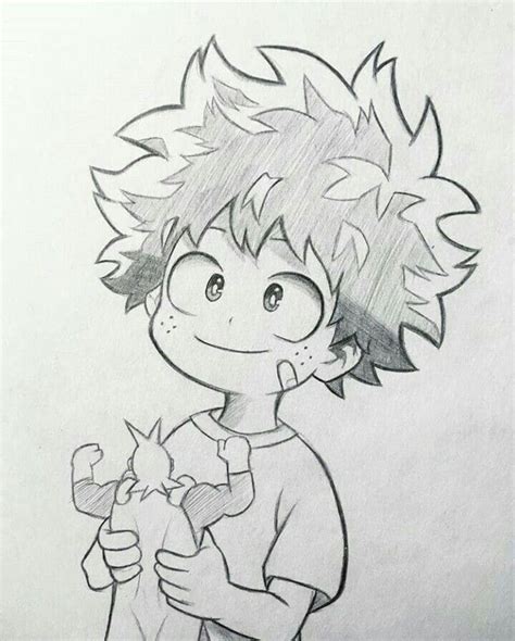 Anime Drawing How To Draw Deku Step By Step Easy Tutorial Off