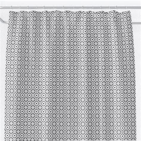 Black And White Geometric Shower Curtain • Afrimod