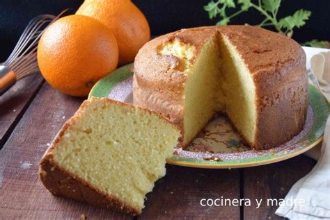 Bizcocho de naranja fácil y esponjoso Cocinera y Madre