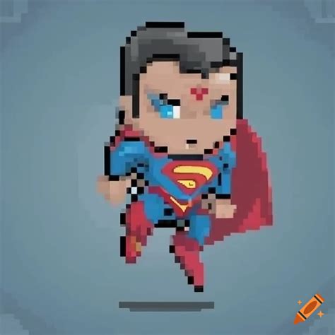 Superman Pixel Art On Craiyon