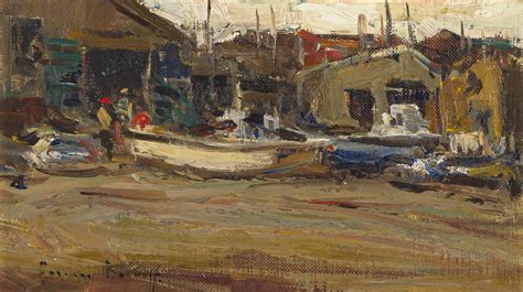 Harbour Scene By Adriaan Boshoff Strauss And Co