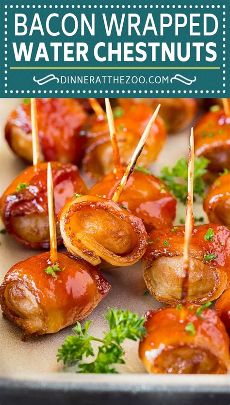 These Bacon Wrapped Water Chestnuts Are Crunchy Marinated Water Chestnuts Covered In Bacon And A