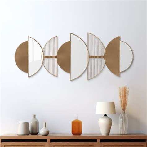 Everly Quinn Abstract Shapes Mirrored Wall D Cor Wayfair Canada