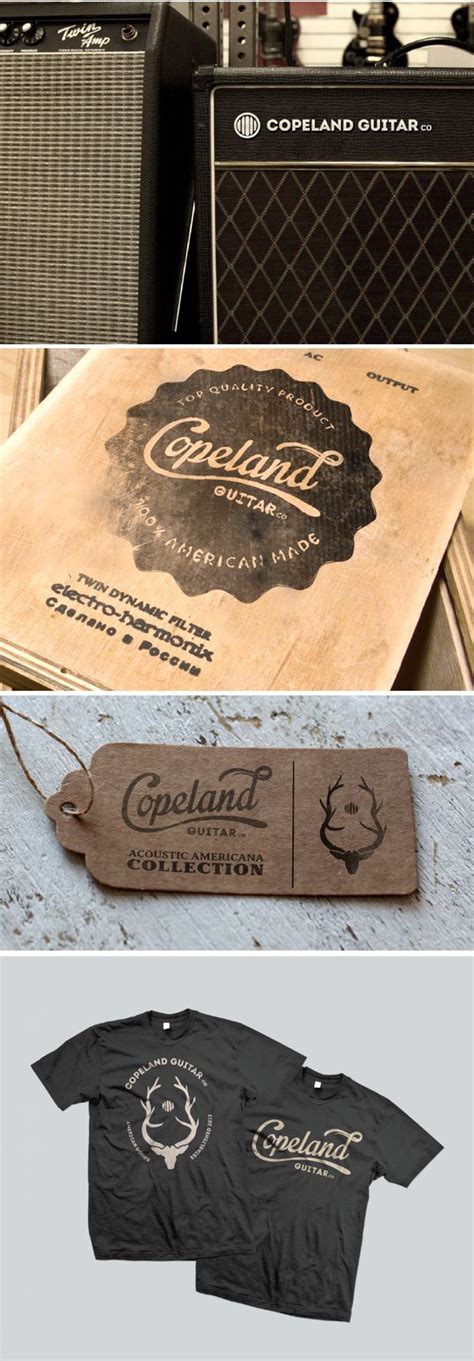 Copeland Guitar Co By Christopher Reath Via Behance Graphic Design