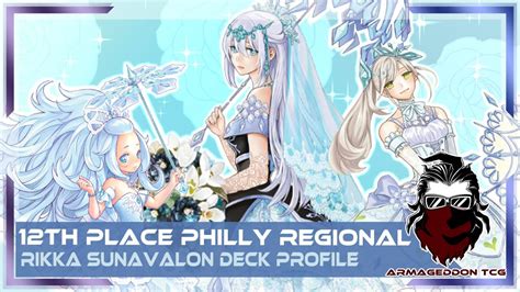 12th Place Yu Gi Oh Regional Rikka Sunavalon Deck Profile YouTube